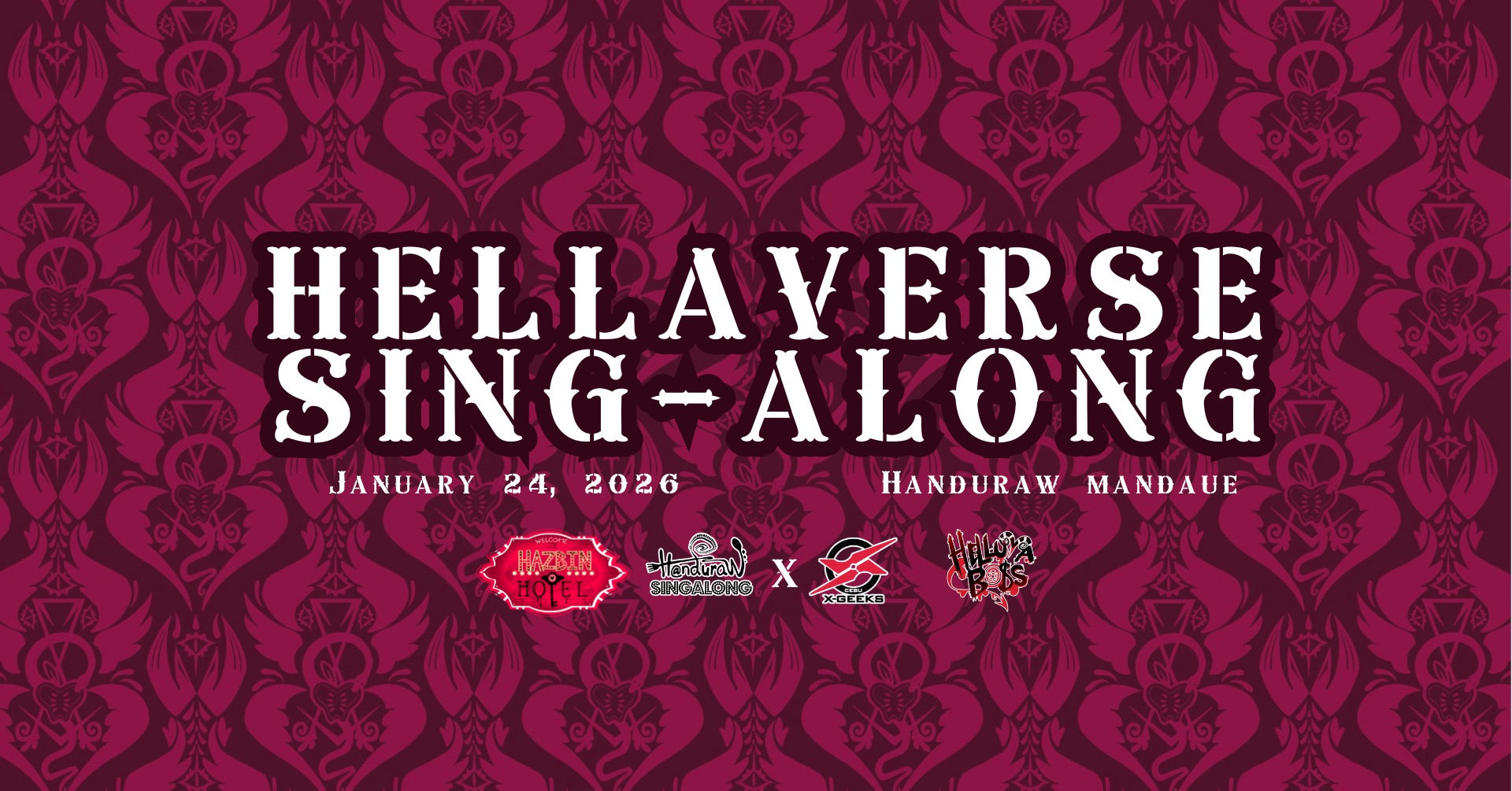 Hellaverse Sing-along event poster