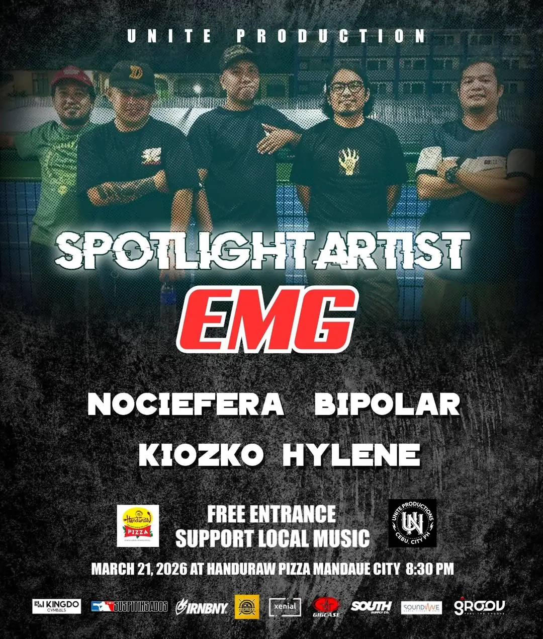 Unite Productions Spotlight Artist - EMG