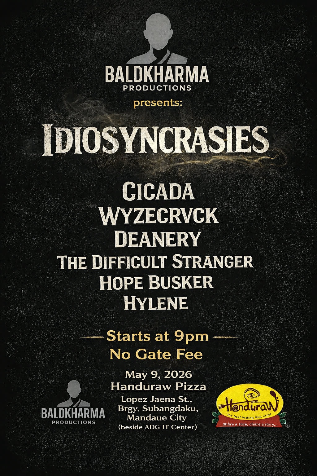 Idiosyncrasies event poster