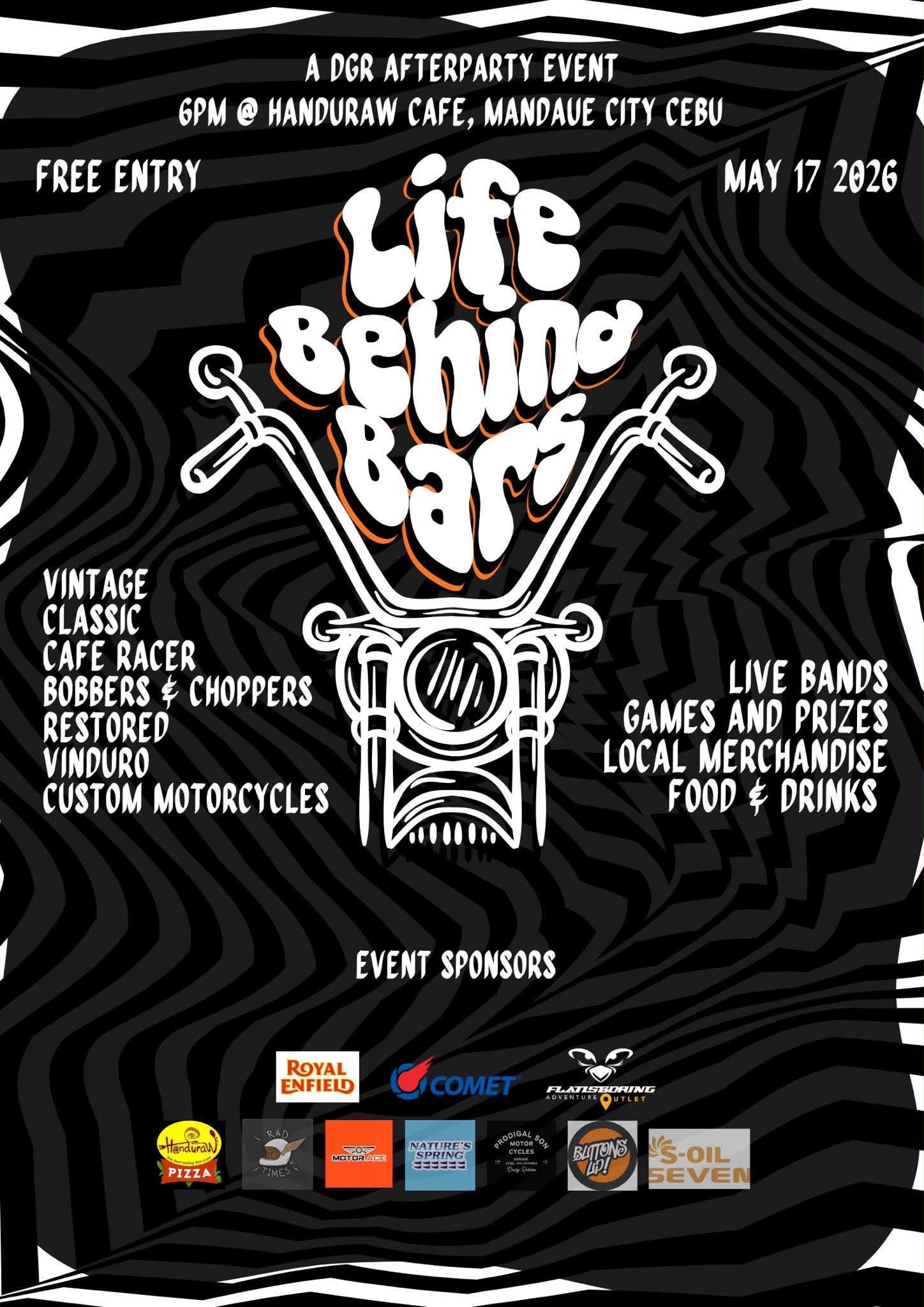 DGR After Party Event - Life Behind Bars event poster
