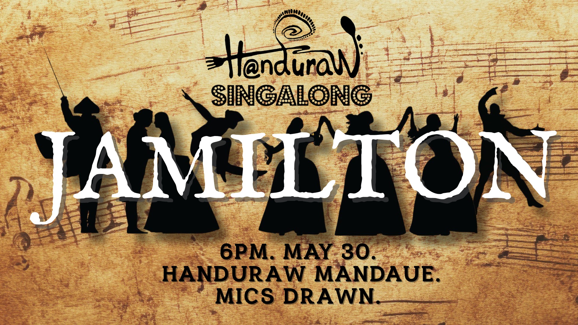 Jamilton (Hamilton Karaoke) Singalong event poster