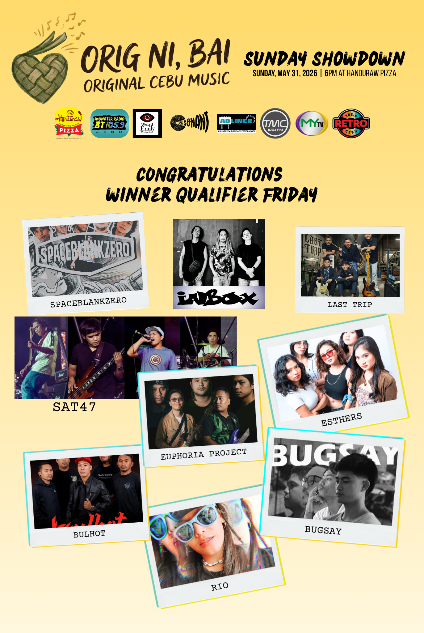 Orig Ni Bai Sunday Showdown event poster
