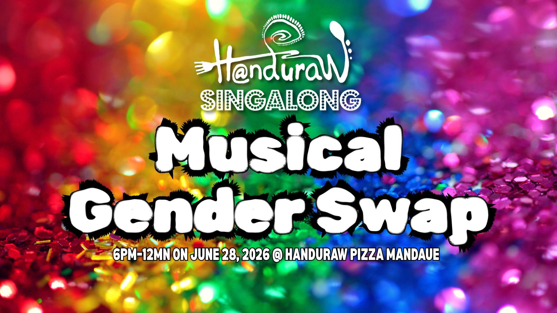 Musical Gender Swap Singalong event poster