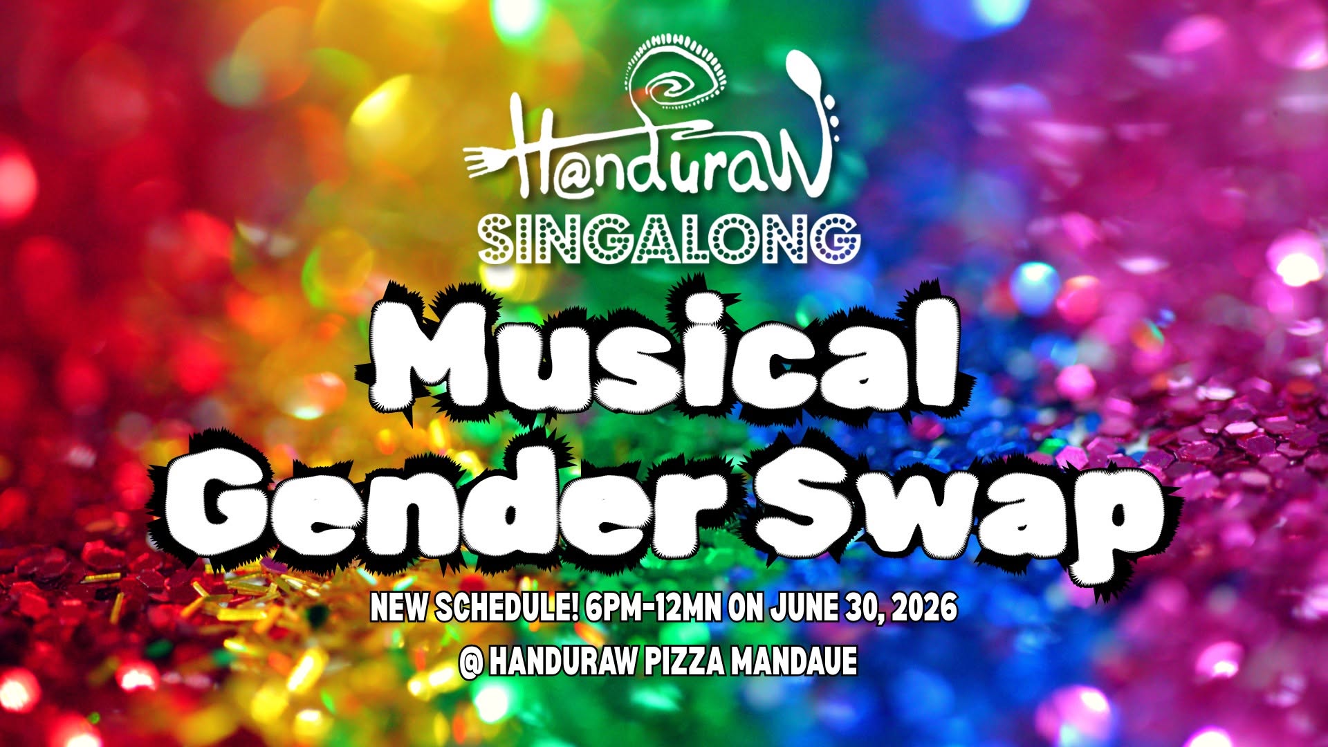 Musical Gender Swap Singalong event poster