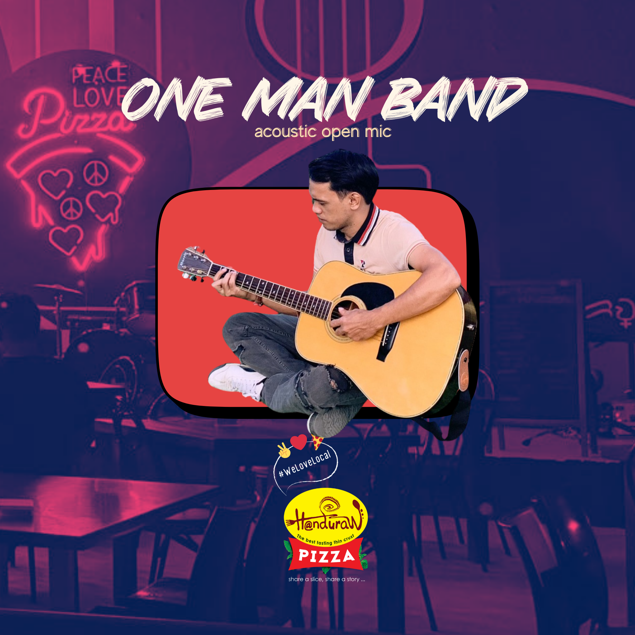 Acoustic Open Mic Night event poster