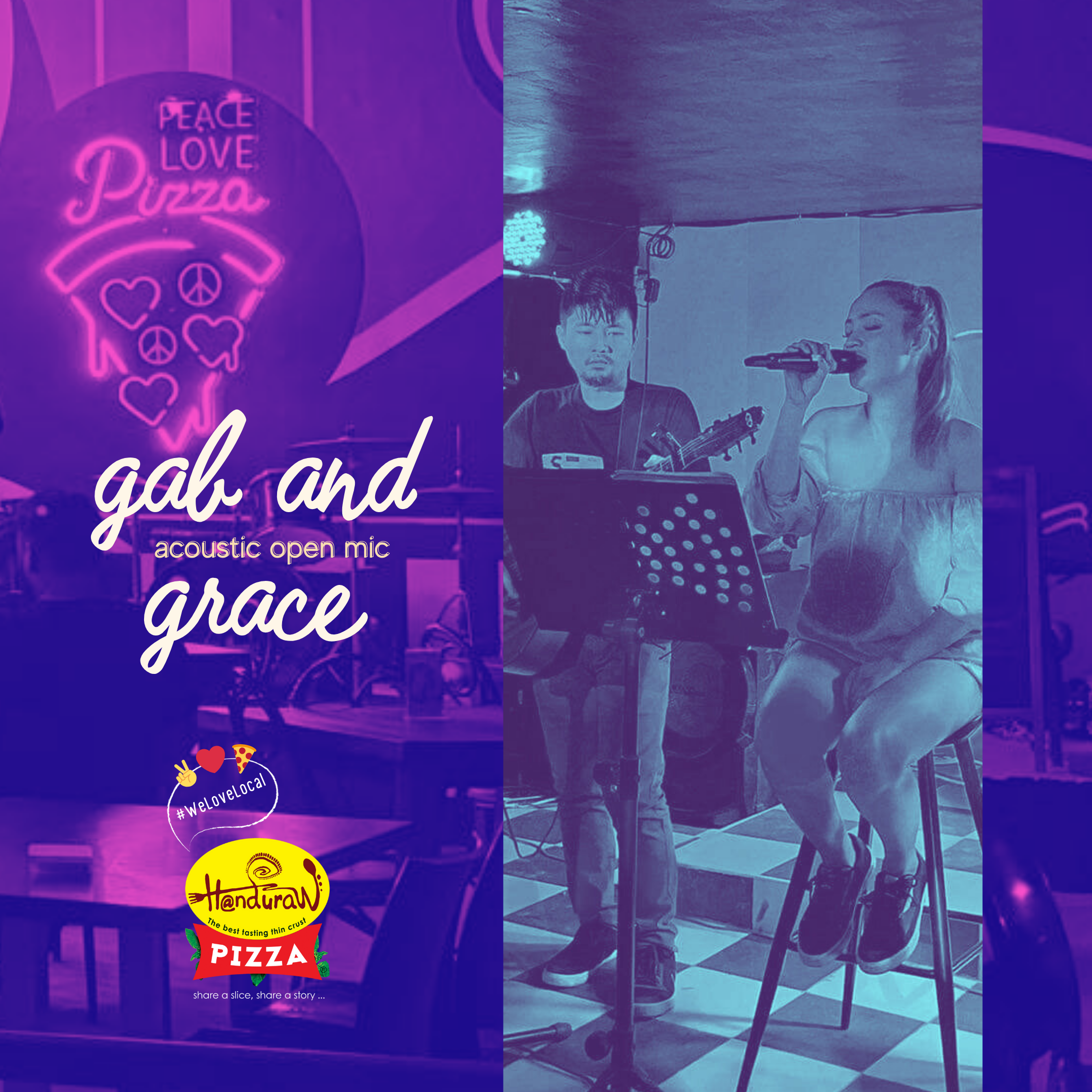 Acoustic Evening with Gab and Grace event poster