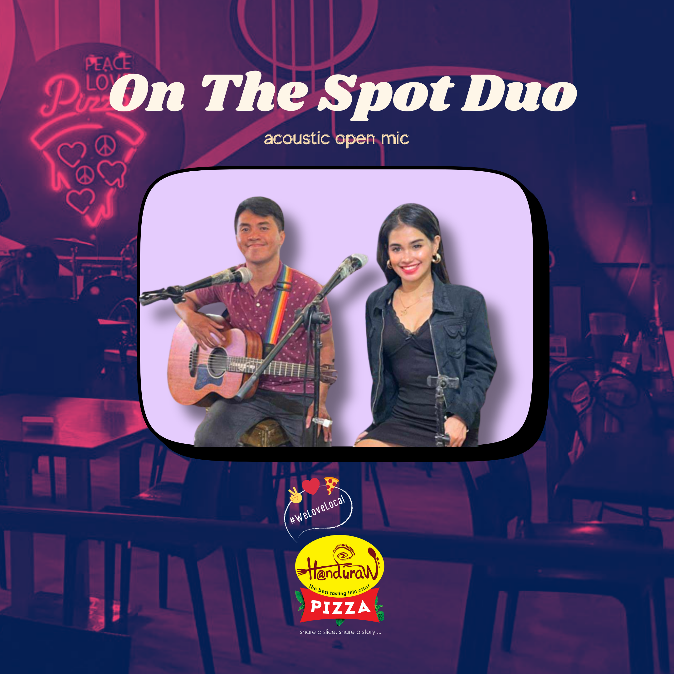 Acoustic Open Mic Night event poster