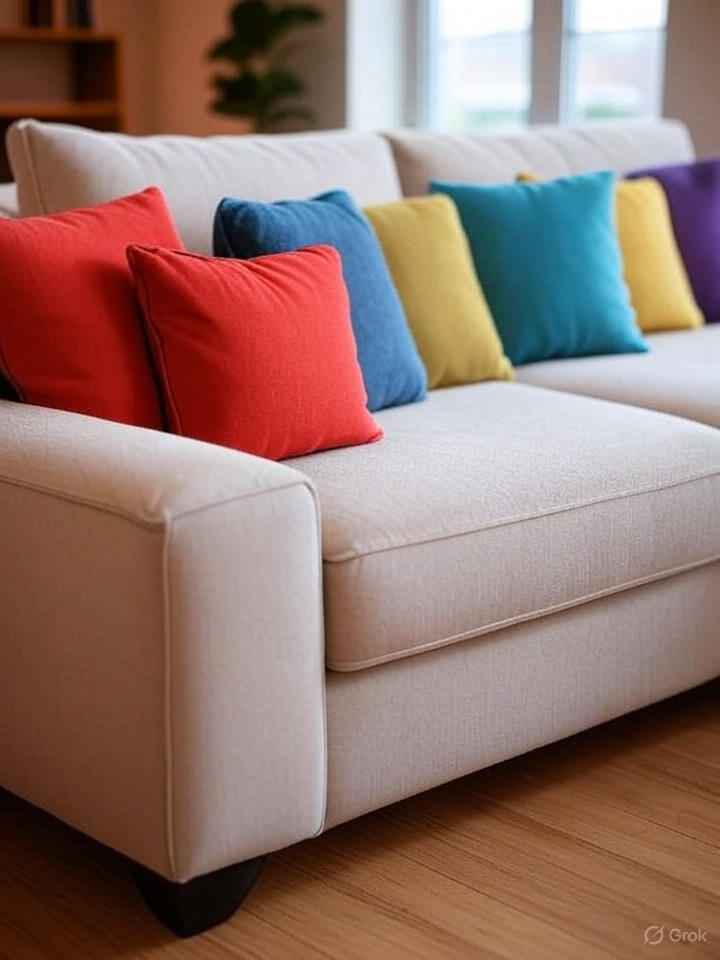 3 Seater sofa & Cushions cleaning
