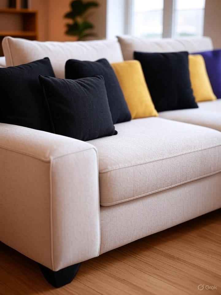 4 Seater sofa & Cushions cleaning