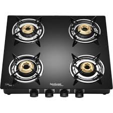 Gas stove cleaning 4 burners