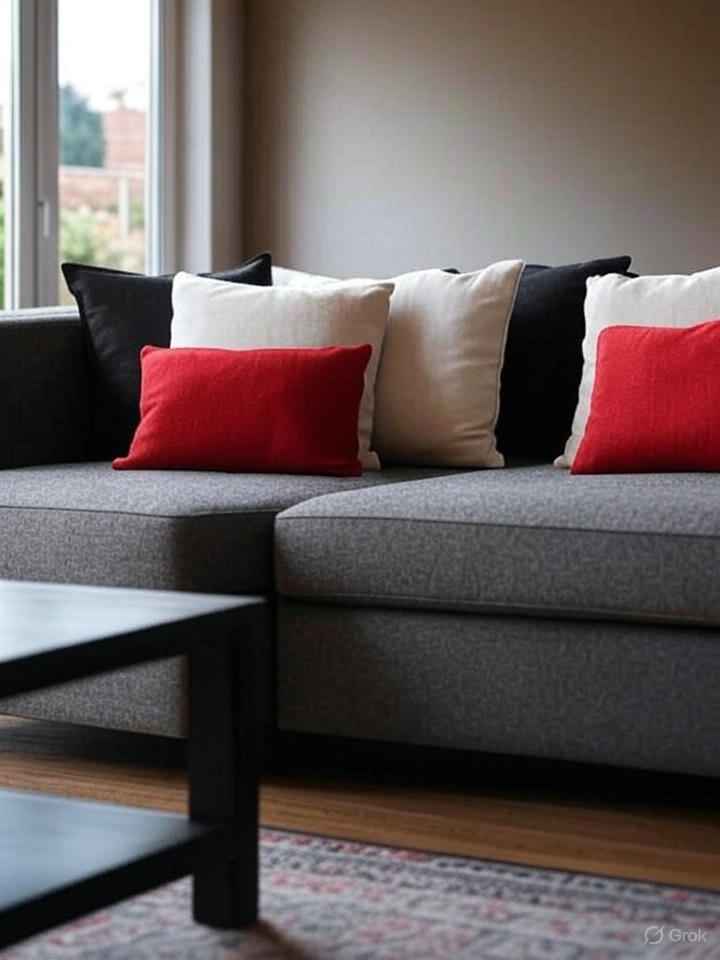 5 Seater sofa & Cushions cleaning