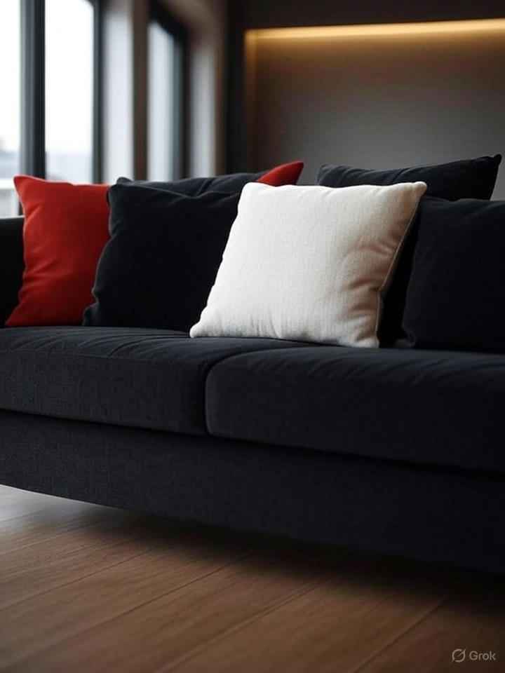 6 Seater sofa & Cushions cleaning
