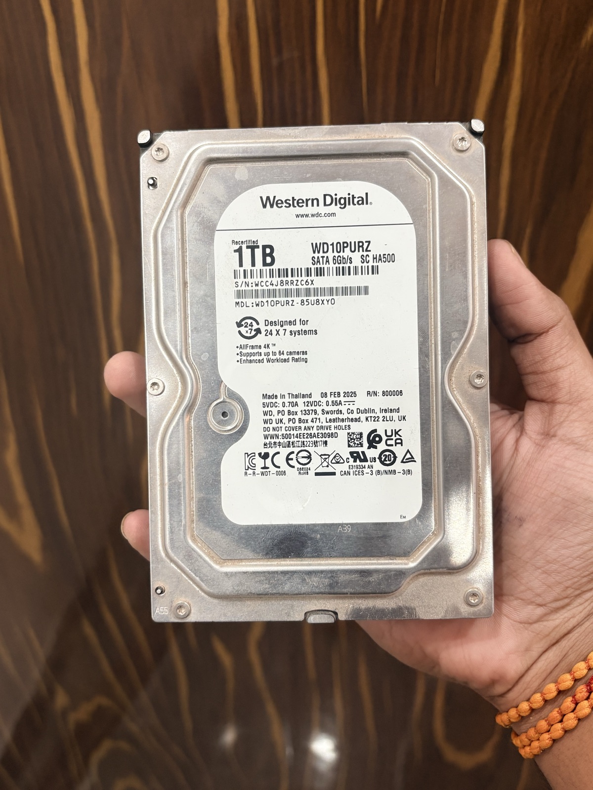 WD 1TB HardDisk