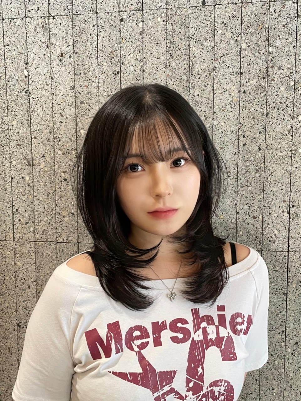 레이어드컷 C컬펌 