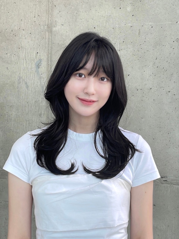 세미허쉬펌 레이어드컷 레이어드펌 