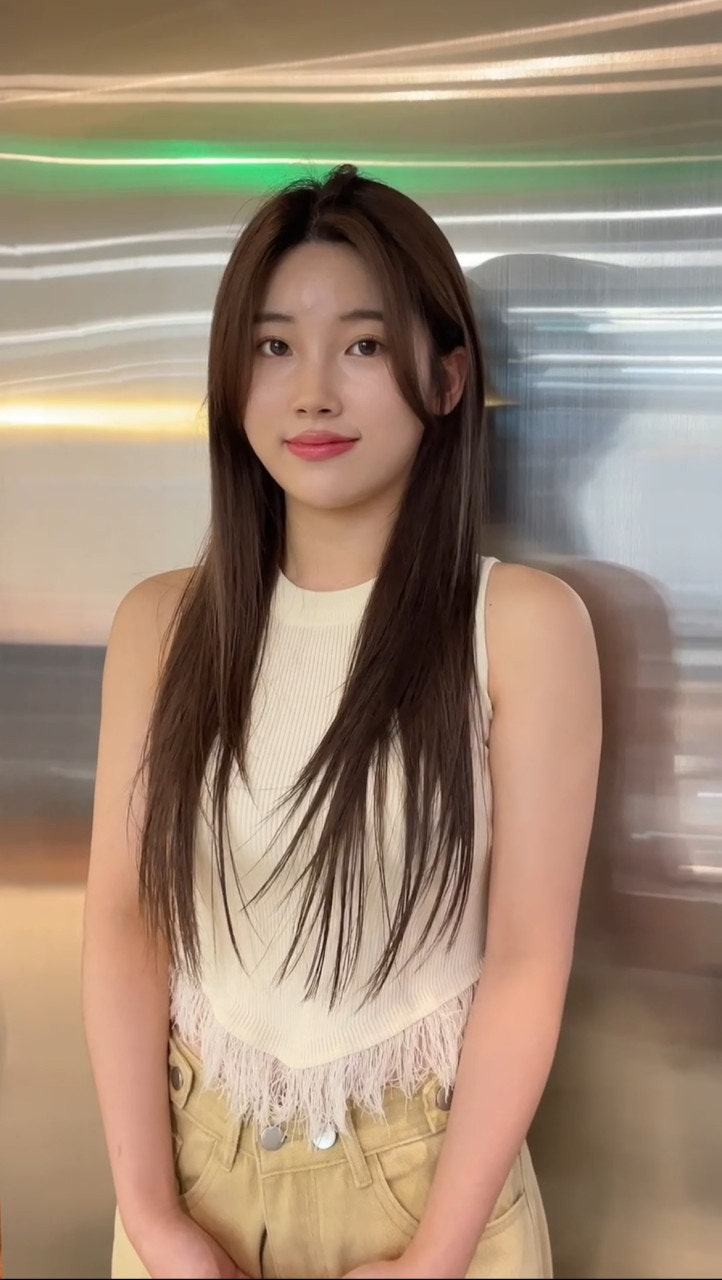 애쉬브라운 슬릭컷 뿌리볼륨펌 볼륨매직 