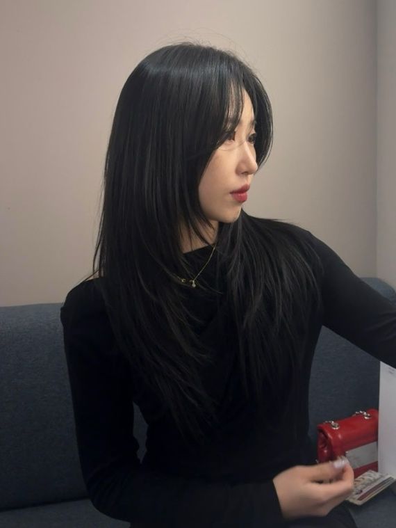 long layered cut
