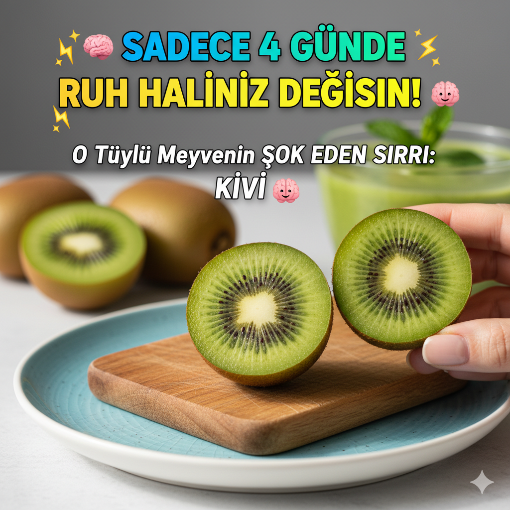 🤯 Sadece 4 Günde Ruh Haliniz Değişsin! O Tüylü Meyvenin Şok Eden Sırrı: Kivi 🥝
