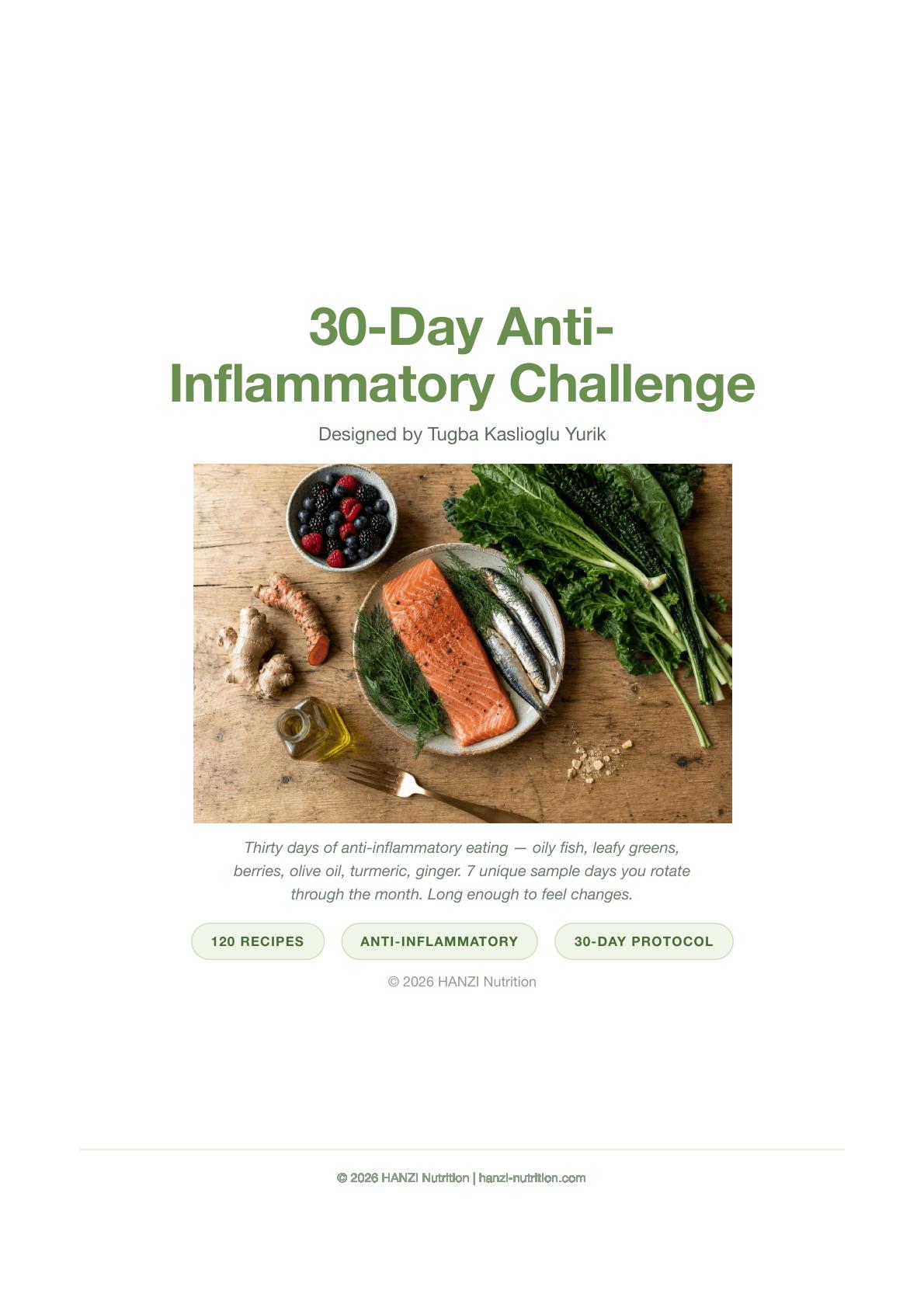 30-Day Anti-Inflammatory Challenge