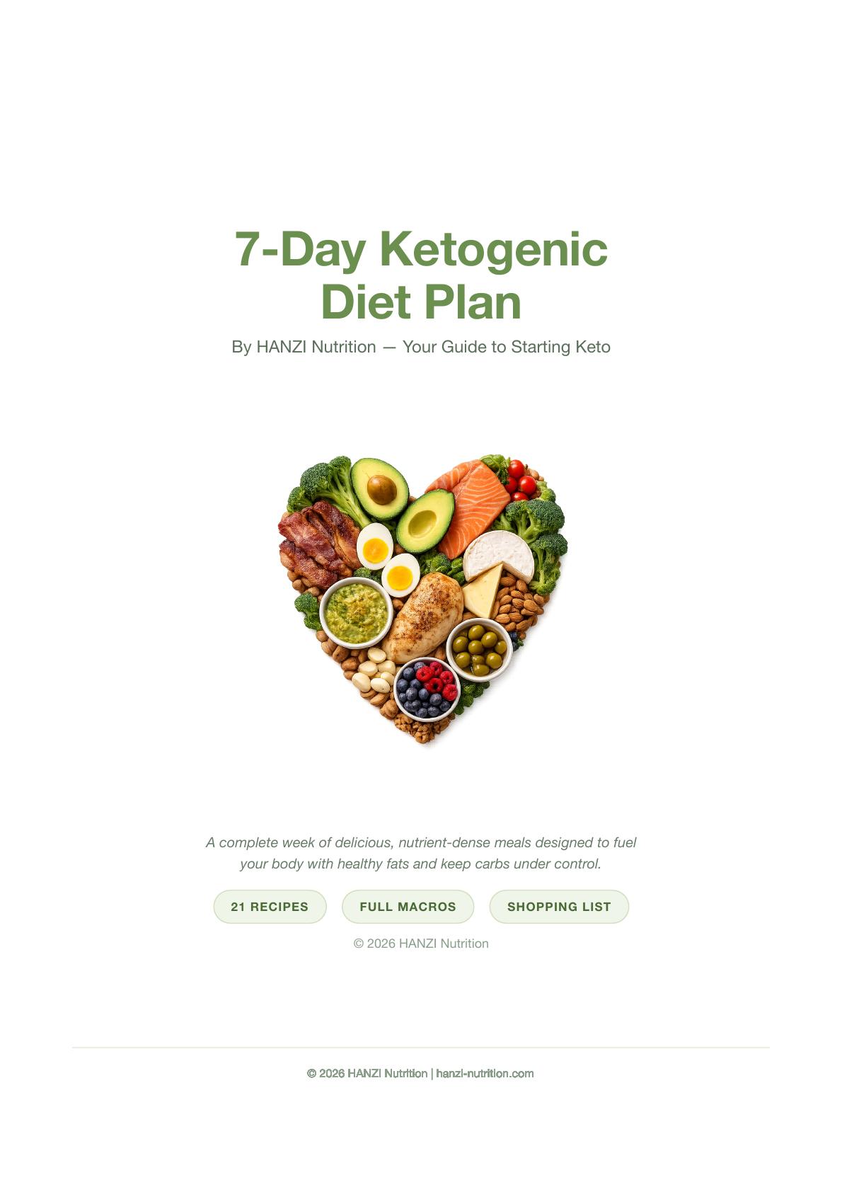 7-Day Keto Plan