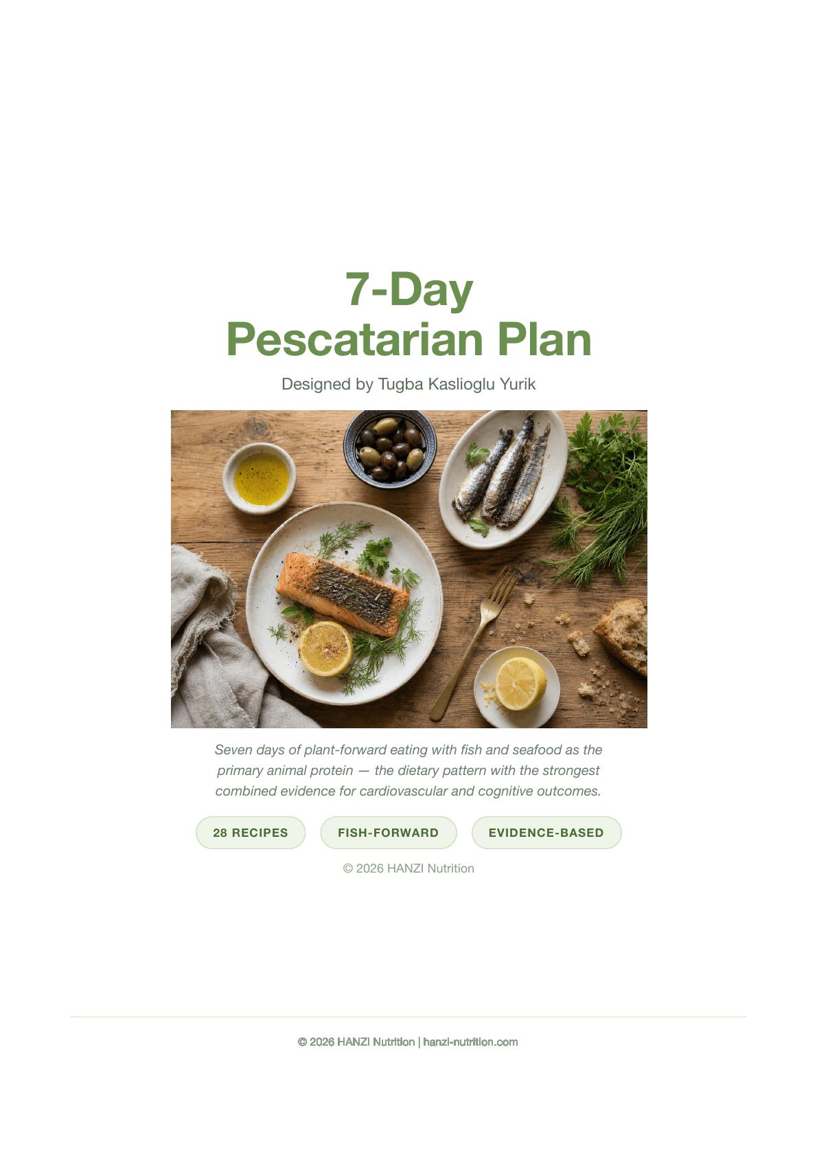 7-Day Pescatarian Plan