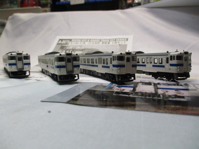 A-0673　キハ66・67系JR九州色・更新車　4両セット