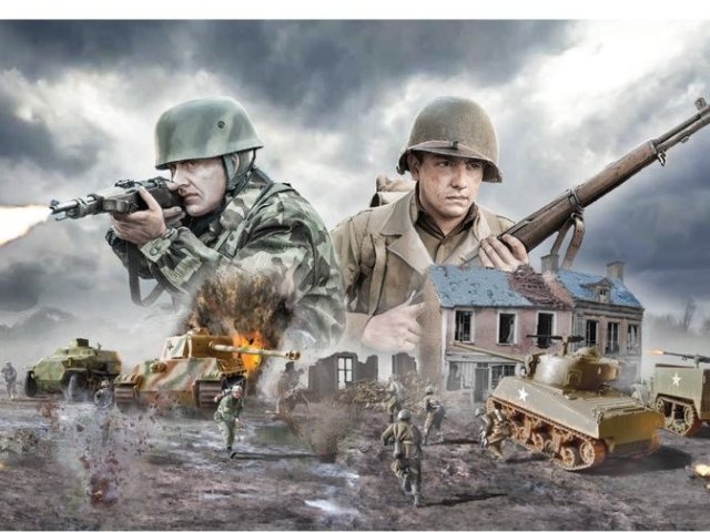WW.II コブラ作戦 アメリカ軍VSドイツ軍 ジオラマセット