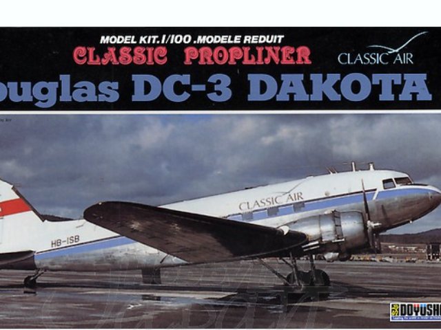 1/100 ダグラス DC-3 ダコタ スイス クラシックエアー