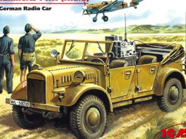1/35 ドイツ・ストゥーバーKfz.2軽四輪駆動車無線搭載タイプ