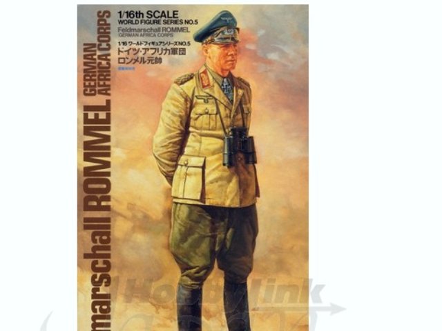 1/16 ワールドフィギュアシリーズ ドイツ・アフリカ軍団 ロンメル元帥