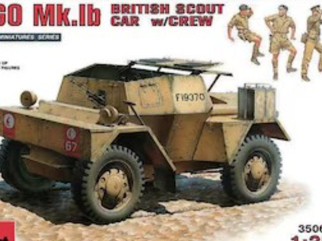 1/35 ディンゴ イギリス スカウトカーMk.1b (フィギュア3体入)