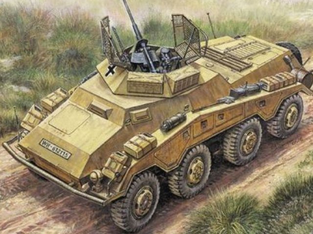 1/35 Sd.Kfz. 234/1 重装甲偵察車 2cm砲型