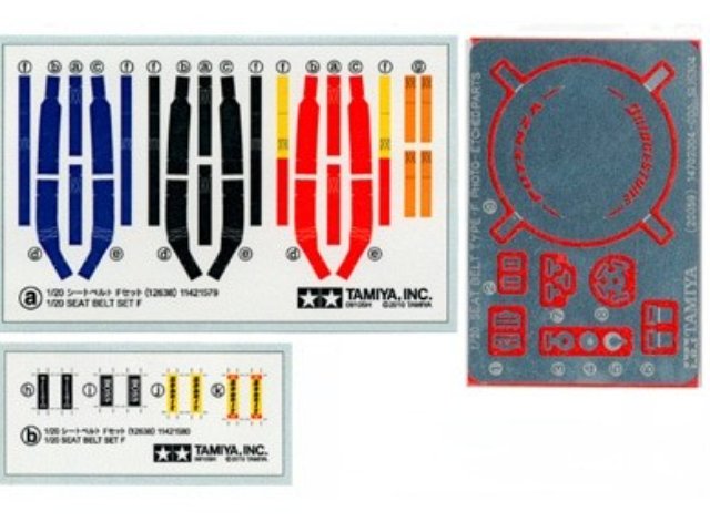 1/20 シートベルトFセット
