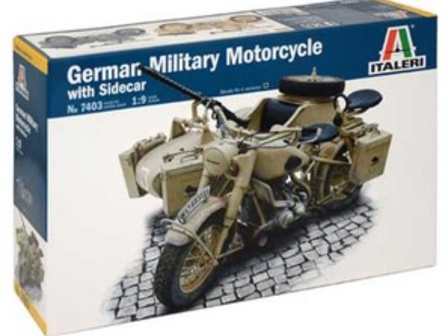 1/9 WW.II ドイツ軍 軍用サイドカー