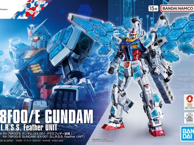 1／144 『GUNDAM NEXT FUTURE PAVILION』 RX-78F00／E ガンダム (EX-001 グラスフェザー装備)