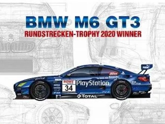 1/24 BMW M6 GT3 2020 ニュルブルクリンク耐久シリーズ ウィナー PS+ディテールUPパーツ
