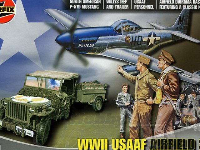 1/72 第2次大戦 アメリカ陸軍航空隊 パイロット・地上員セット