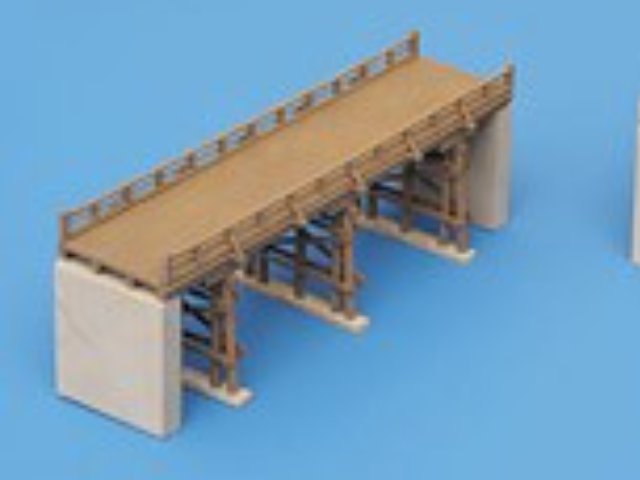 情景小物 044 橋D ～木製、コンクリート製の橋～