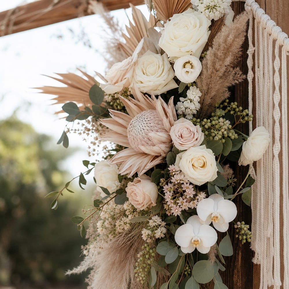Boho Ceremony Backdrops