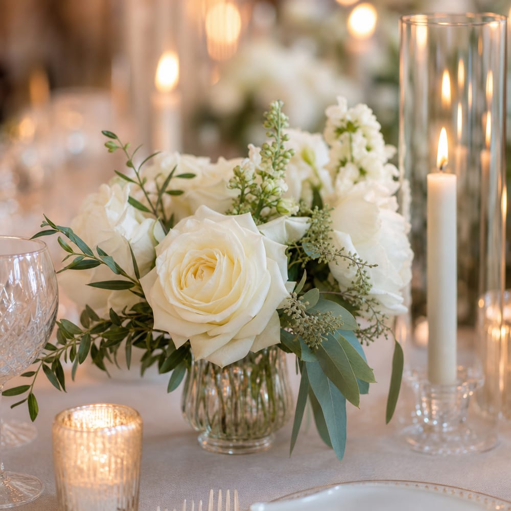 Candlelit tables