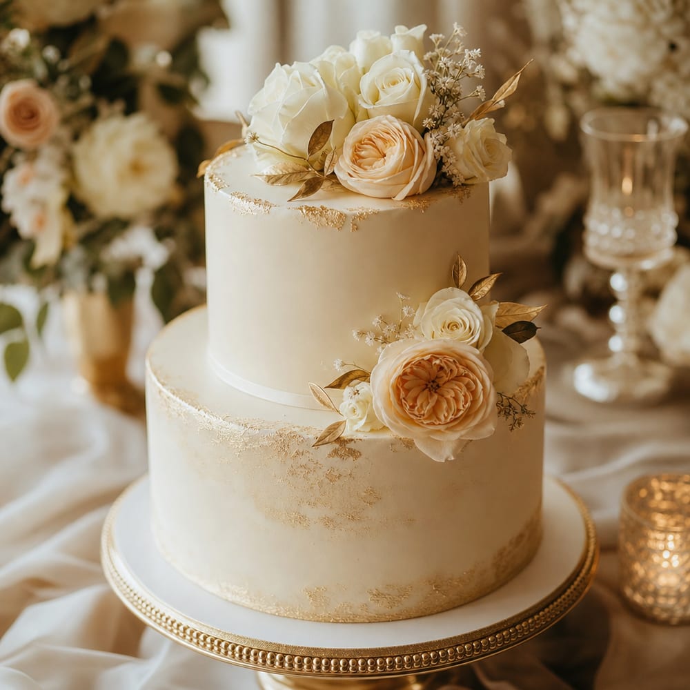 Chic Wedding Cake
