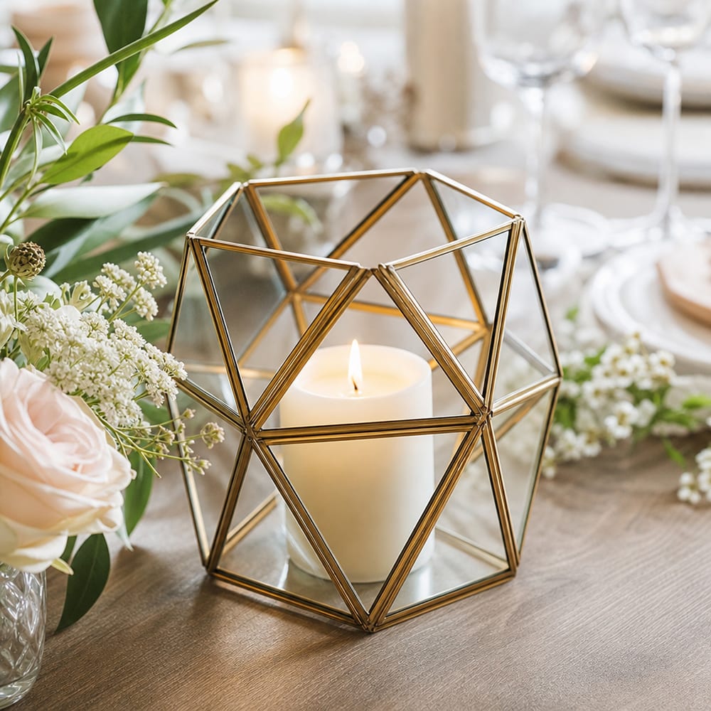 Geometric Candle Holders