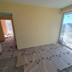 Монтаж на гранитогрес по под и фугиране