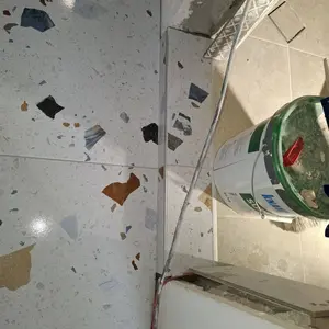 Монтаж на гранитогрес по под и фугиране