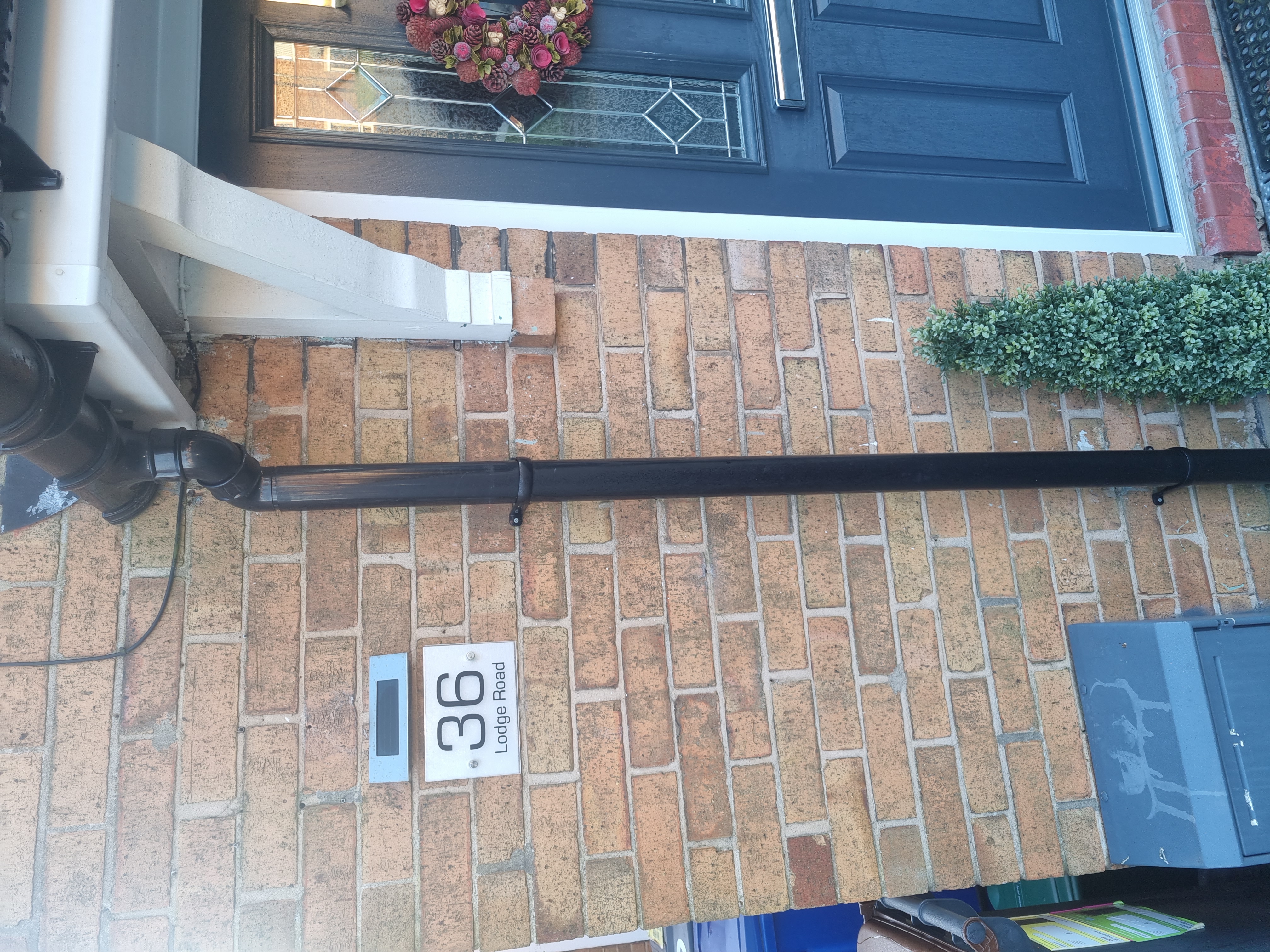 CCTV drain survey and blockage clearance at a Stoke-on-Trent (ST7) property – inspection image 1.