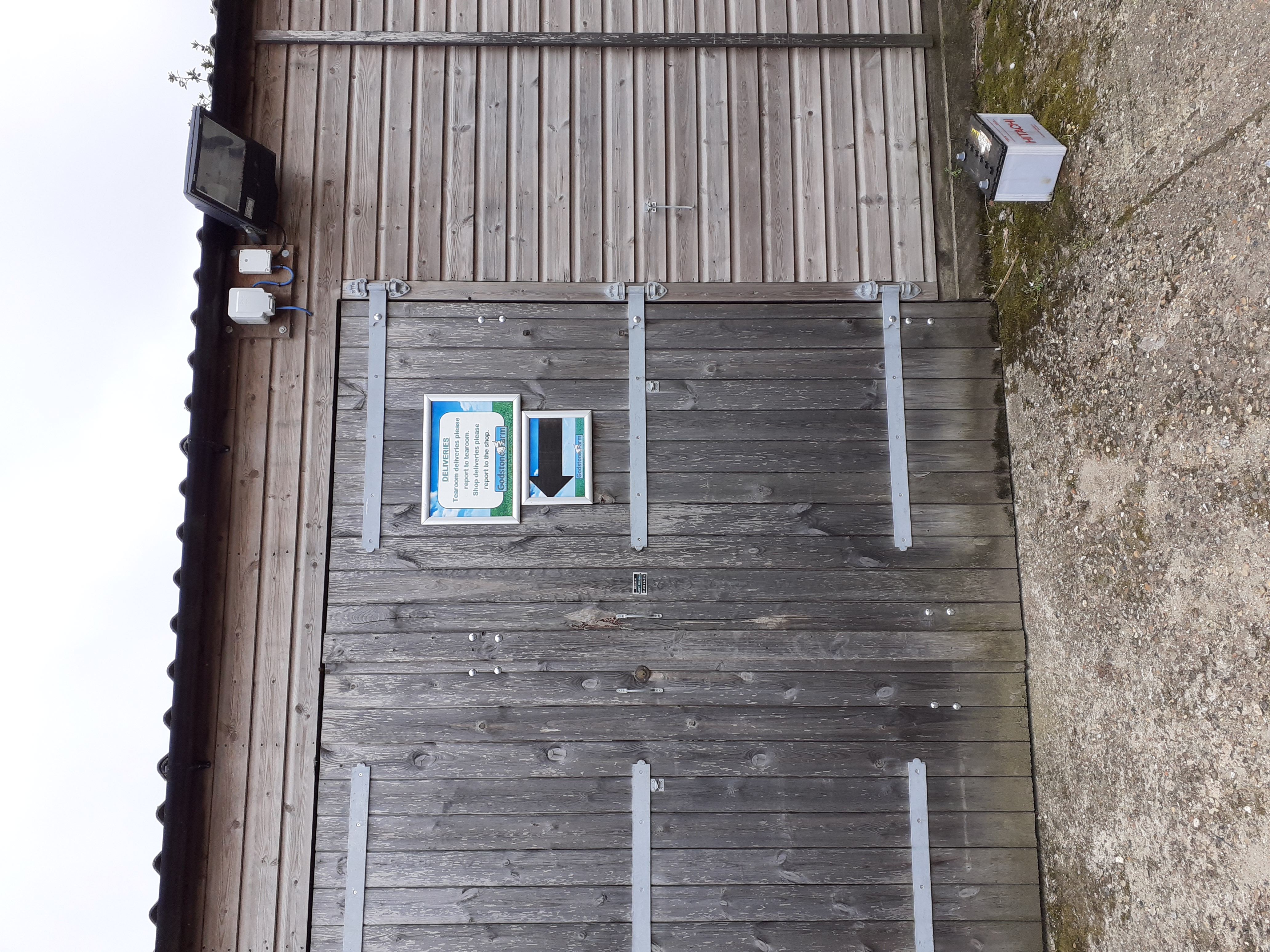 CCTV look-see inspection image showing inadequate drain fall at a property in Reigate (RH9).