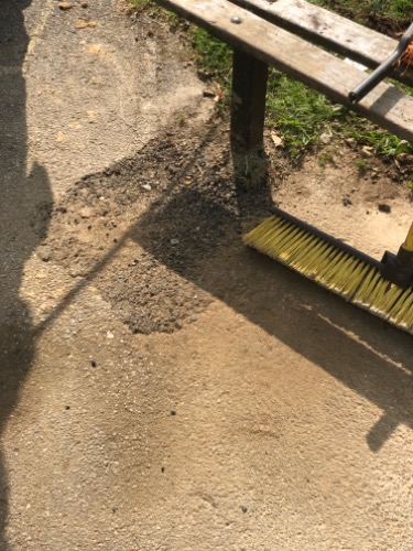 Excavation works carried out to access a damaged drain at a property in Royal Tunbridge Wells, Kent.