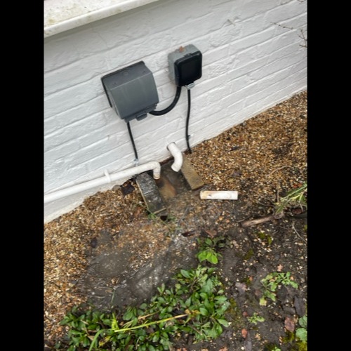Gully trap blocked with congealed fats at a property in Maidenhead SL6.