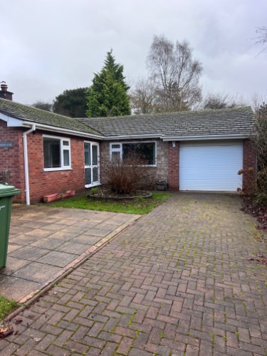 CCTV drain survey carried out at a residential property in Ledbury, documenting the internal condition of the drainage system.