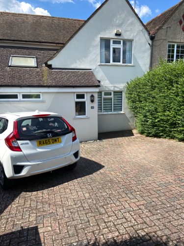 CCTV drain survey image captured during an inspection at a property in Edenbridge.